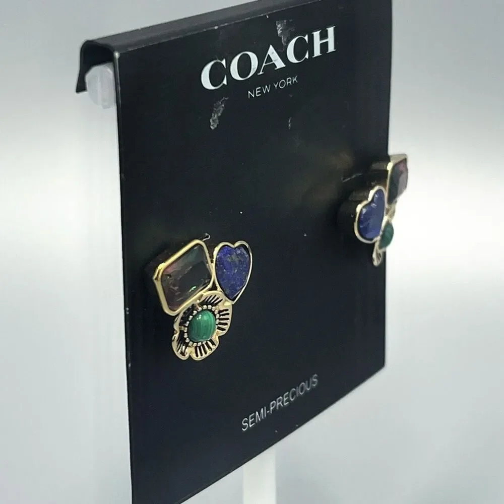 Coach Semi Precious Stone Earrings - Picture 2 of 5